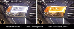 2009-2010 Dodge Ram Quad Switchback Led Halos Light