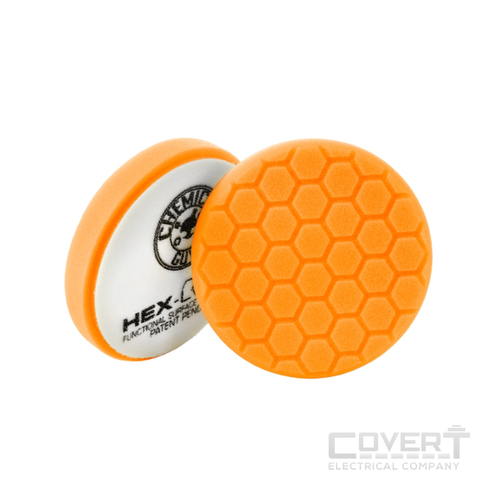 Orange Hex-Logic Medium-Heavy Cutting Pad Car Wash