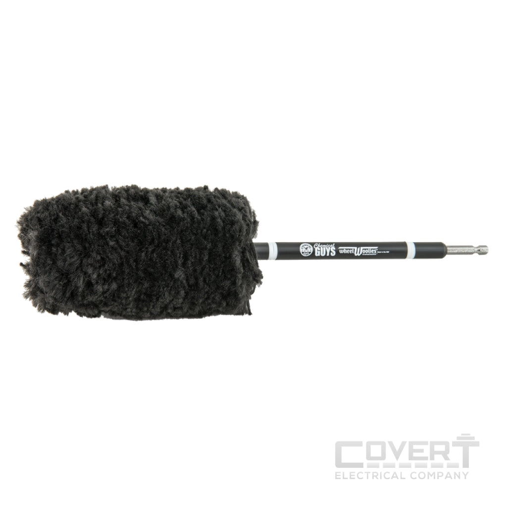 Power Woolie Pw12X Synthetic Microfiber Wheel Brush Drill Adapter Car Wash