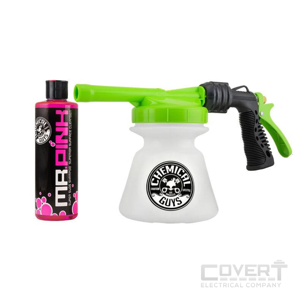Torq Snow Foam Blaster R1 Gun & Mr. Pink Super Suds Shampoo (16 Oz) Car Wash